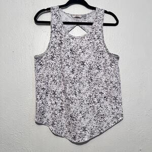 Athleta Women's Breezy Printed Pullover‎ Cutout Tank Top Size M